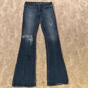 American eagle artist jeans size 8 xlong